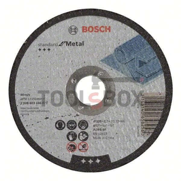 Bosch carbide cutting disc ф125 mm,2,5 mm A 30S BF 2608600394