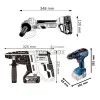 Professional set: cordless punch GBH 180-LI + cordless screwdriver GSR 18V-50 + cordless angle grinder GWS 180-LI + 2 x rechargeable batteries GBA 18V 5.0Ah + tool bag