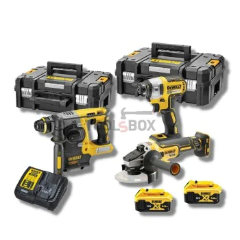 Комплект акумулаторни безчеткови машини DeWALT DCK305P2T 18V