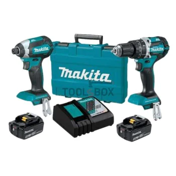 Комплект акумулаторни инструменти Makita DLX2127X, 18V DDF482 / DTD152
