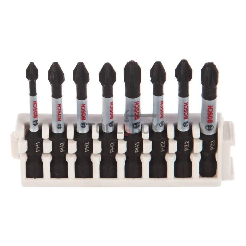 Bosch 2608522328 Impact Power bit set 50mm, 8 pieces
