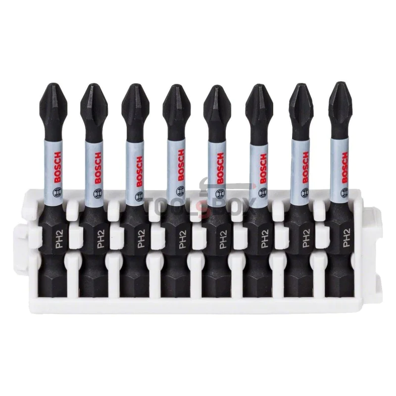 Bosch 2608522330 Impact Power bit set 50mm, 8 pieces