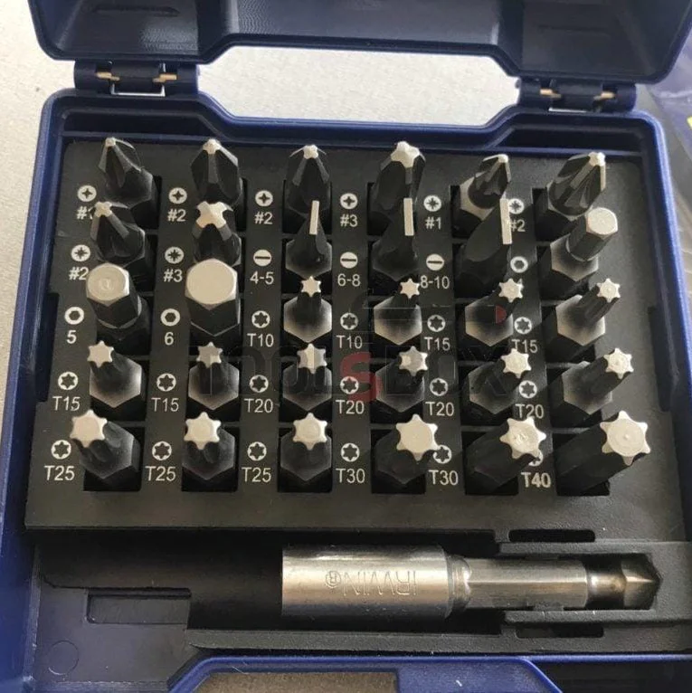 IRWIN Bit Set 1868251, 31 pieces, 1/4