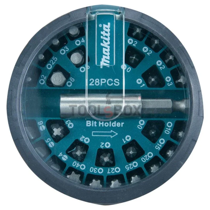 Makita B-28911 28 Piece Magnetic Bit Holder Set