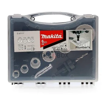 Комплект боркорони HSS-BiM Makita D-47117, 19-57мм, 8 части