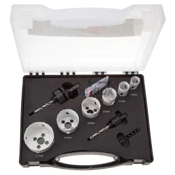 Комплект боркорони HSS-BiM Makita D-47117, 19-57мм, 8 части