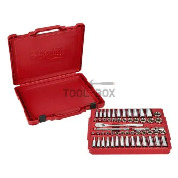 Комплект гедоре Milwaukee 4932464946, 56 части, 3/8"