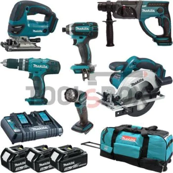 Комплект / Кит Акумулаторни Инструменти Makita DLX6068PT