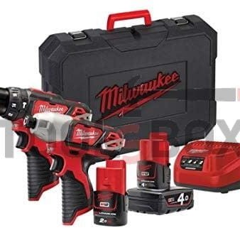 Комплект винтоверти Milwaukee M12BPP2B-421C / M12 ™ POWERPACK 4933443497