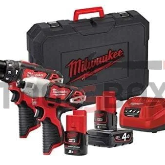 Комплект винтоверти Milwaukee M12BPP2B-421C / M12 ™ POWERPACK 4933443497