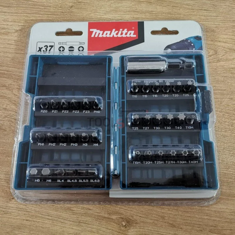 Комплект битове в кутийка Makita B-28606 37 части