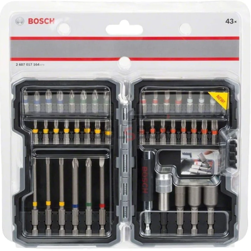 Bosch Magnetic Sockets and Inserts Set 2607017164 - 43 pieces CLEARED FROM MANUFACTURING
