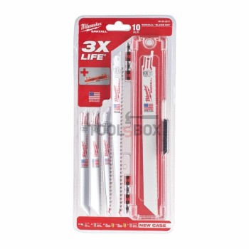Milwaukee sabre saw blades set 49222211 for metal 10 pieces