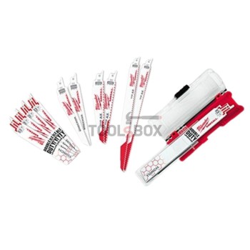 Milwaukee sabre saw blade set for metal 49222229, 12 pieces