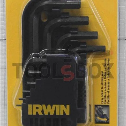 Set of hexagon wrenches IRWIN T10757 / L / 10 pcs.