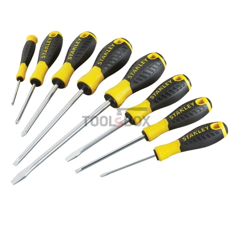 Set of Stanley STHT0-60210 Essential screwdrivers, 8 pieces