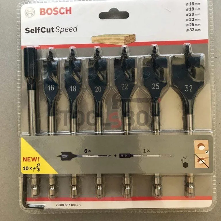Self-tapping wood drill set Bosch 2608587009 / 7 pieces / 152mm