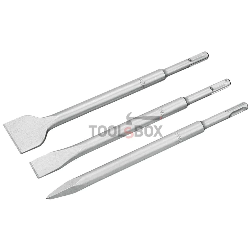 DeWalt DT60330, SDS-Plus 3 pieces, awl, chisel and spade set