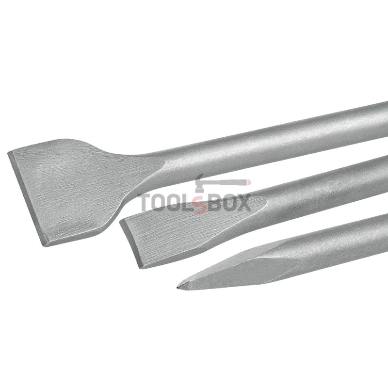 DeWalt DT60330, SDS-Plus 3 pieces, awl, chisel and spade set