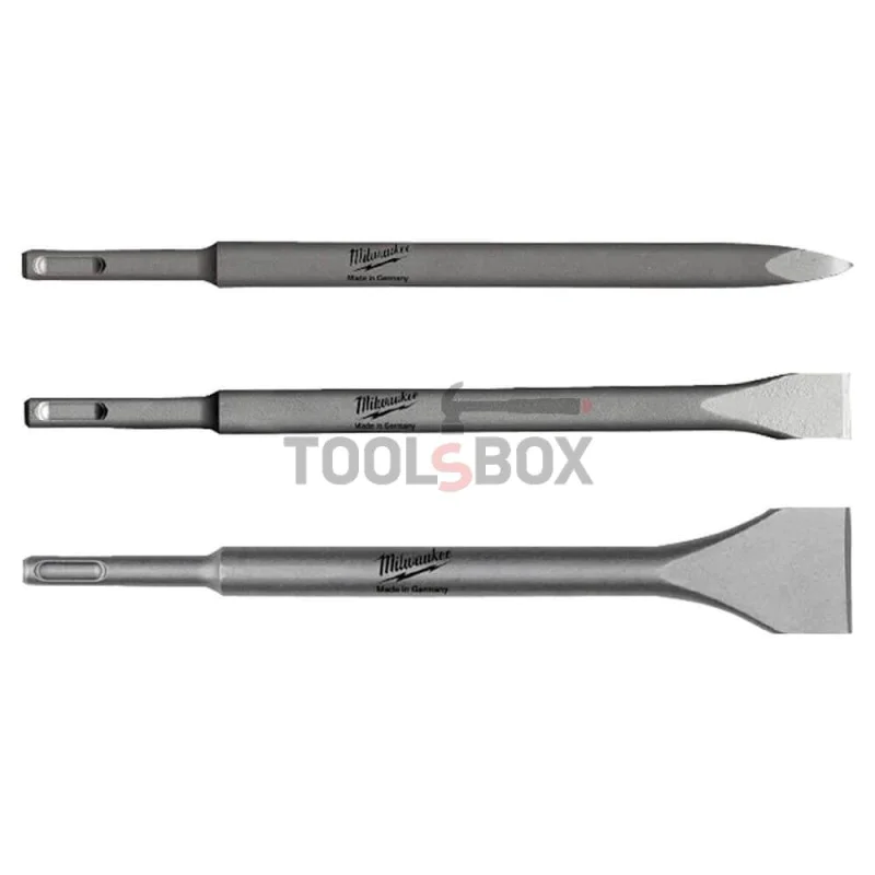 Milwaukee SDS+ Spade, Chisel and Shovel Set 4932430001