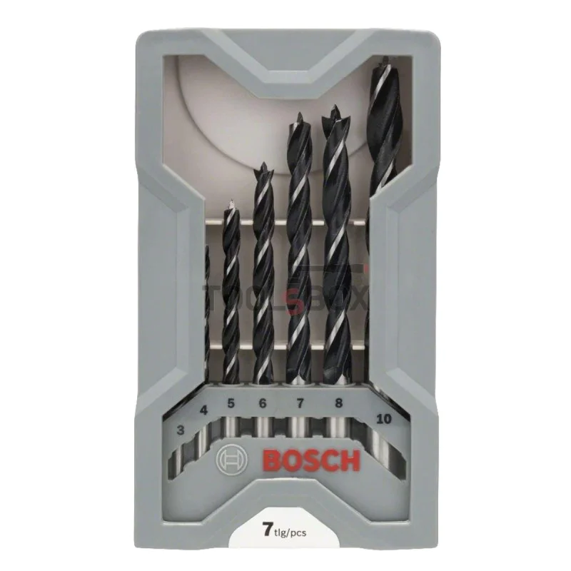 Wood drill bits Bosch CV u 3.00 - 10.00 mm, 7 pcs set