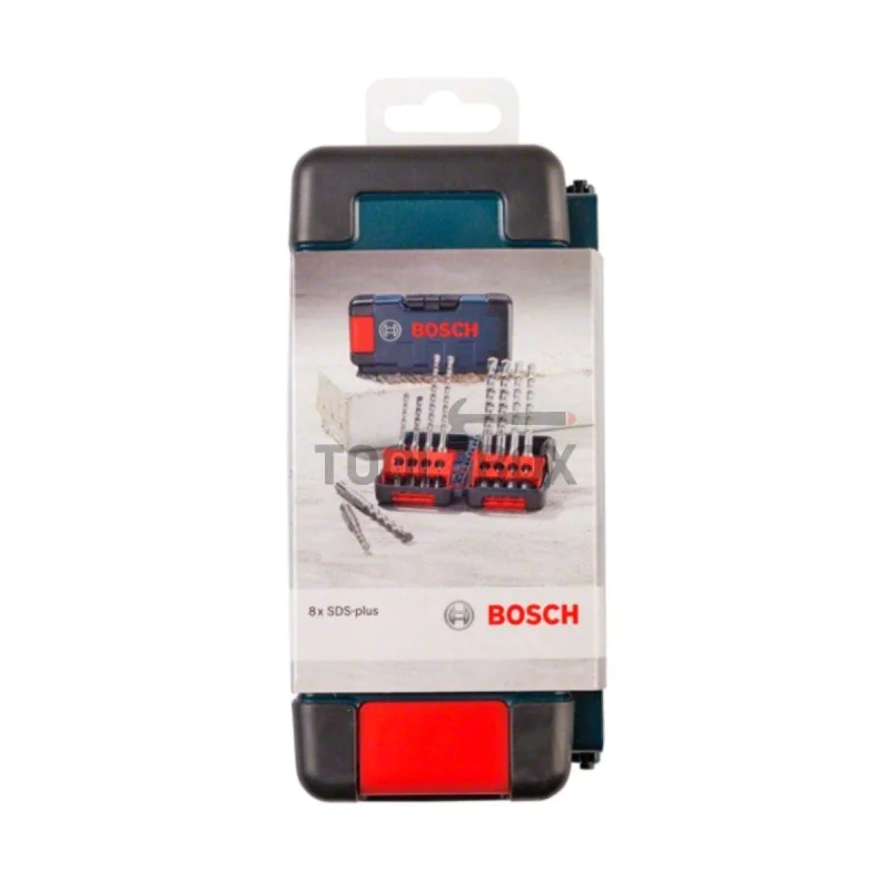 Set of BOSCH SDS plus-3 drill bits for concrete 5-10mm, 8 pieces