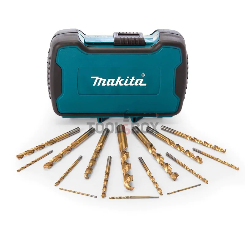 Makita P-51873 titanium HSS metal drill bit set 16 pieces