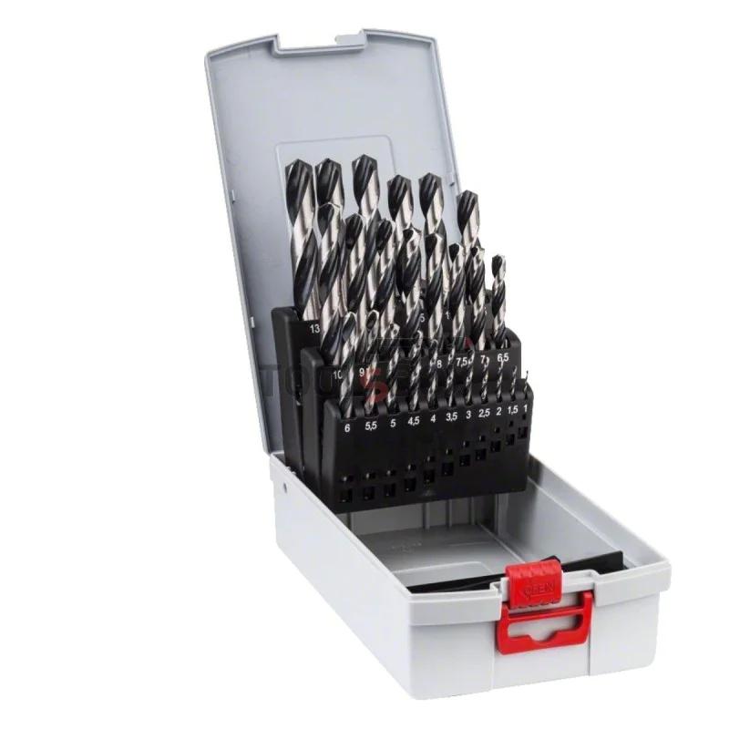 BOSCH PointTec HSS, PointTeQ ProBox 1-13mm, 25 pieces