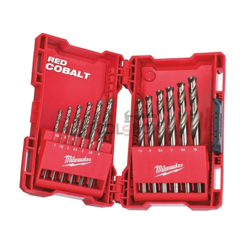 HSS- G CO Milwaukee 4932352470 metal drill bit set, 19 pieces