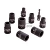 Impact socket set with adapter Makita B-54645, 8-18mm, 9 pieces