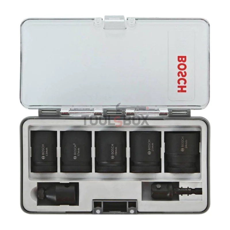 BOSCH Impact Control insert set, 13-24mm, 7 pieces