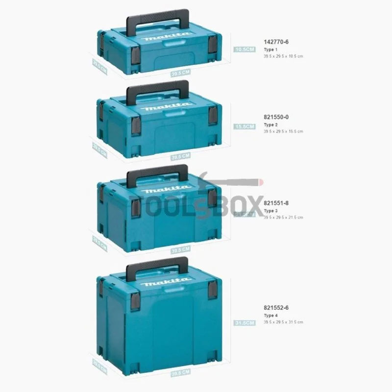 Makita tool case 295x395x155 mm, MKP 2, 821550-0