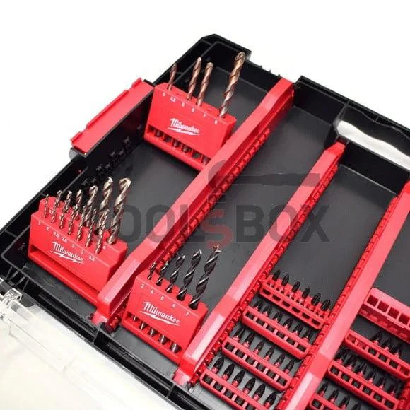 Milwaukee drill bits and bits case 4932464145 / 100 pieces