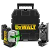 Лазерен нивелир DeWalt DW089CG - 3 зелени лъча 50 м
