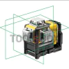 Лазерен нивелир DeWALT DCE089D1G , 360° 3 зелени лъча + Тринога DeWalt DE0736, 5/8", 1.73 м