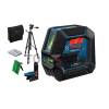 Bosch GCL 2-50 G Laser Linear / Point Level + Tripod BT 150 + Swivel Stand RM 10 Professional