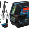 Bosch GCL 2-50 G Laser Linear / Point Level + Tripod BT 150 + Swivel Stand RM 10 Professional