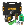 Лазерен нивелир DeWALT DW0889CG с 2 зелени лъча 20 м, 0.3 мм/м + Лазерна ролетка DW099E