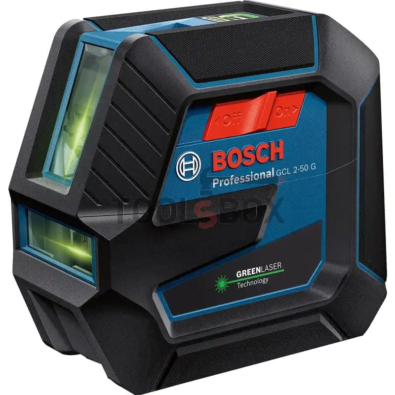 Bosch GCL 2-50 G Laser Linear / Point Level + Tripod BT 150 + Swivel Stand RM 10 Professional