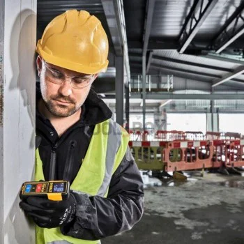 Лазерна ролетка DeWALT DW099S / 30 м противоударна с LCD дисплей