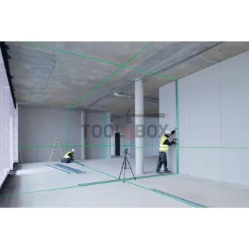 Лазерен нивелир BOSCH GLL 3-80 CG Solo, Линеен
