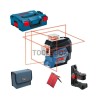 Laser Level BOSCH GLL 3-80 C Solo + BM1, Linear