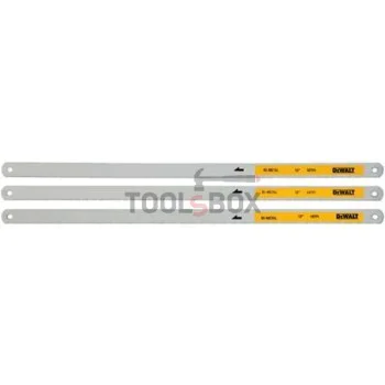Лист за ръчна ножовка DeWalt DWHT20558, 3 броя, 300мм