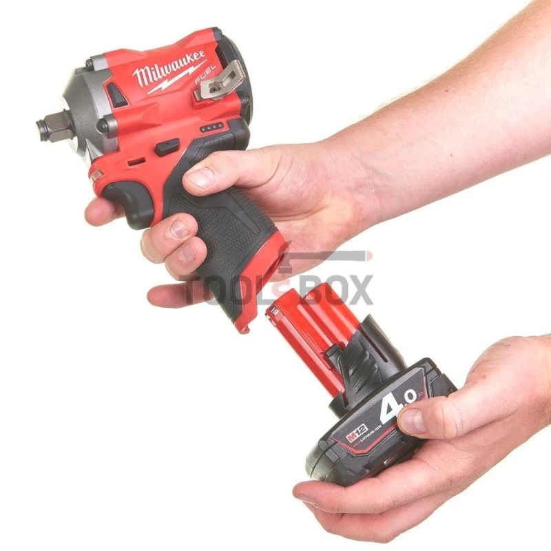 Milwaukee M12 FIWF12-0 brushless wrench, 1/2'', 339 Nm