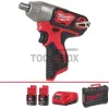 Cordless Impact Wrench Milwaukee M12BIW12-202C , 1/2
