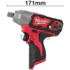 Cordless Impact Wrench Milwaukee M12BIW12-202C , 1/2