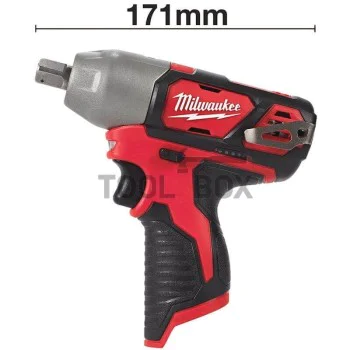 Акумулаторен ударен гайковерт Milwaukee M12 BIW12-0 / 4933447134