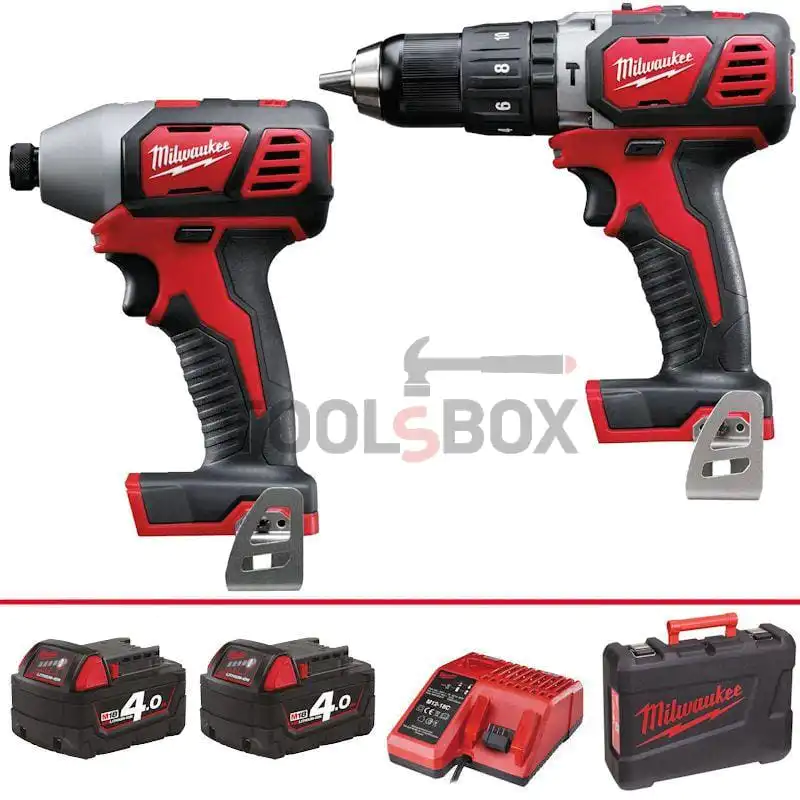 Milwaukee M18 BPP2C-402C impact driver set