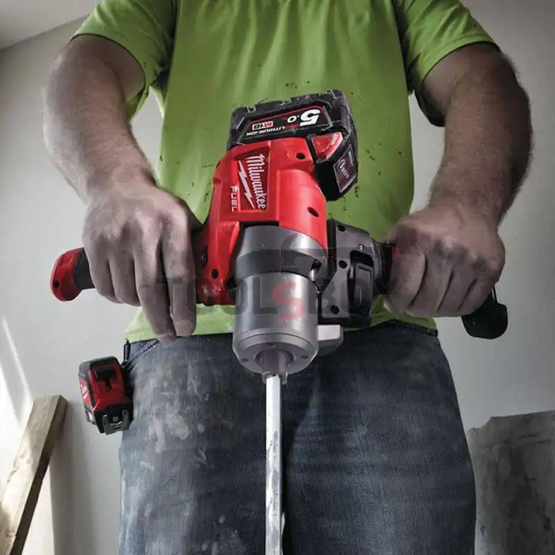 Milwaukee M18 FPM-0X, M18 FUEL cordless brushless mixer for construction mixtures