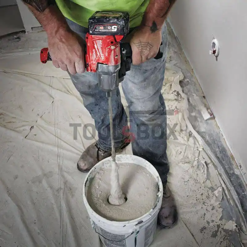 Milwaukee M18 FPM-0X, M18 FUEL cordless brushless mixer for construction mixtures